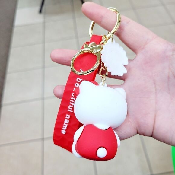 Brand New Red Hello Kitty Keychain - Picture 2 of 5